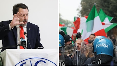 Salvini: «Chiudiamo i centri sociali occupati dai comunisti, covi di delinquenti». Il sindaco di Bologna Lepore: «Il governo ha mandato le camicie nere»