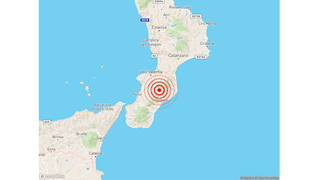 Scossa di TERREMOTO Magnitudo 2.7 a Fabrizia (VV) nella regione Calabria, dati in tempo reale