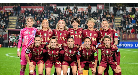 Roma Femminile, la sfida del 19 gennaio contro la Juventus in diretta su Rai 2