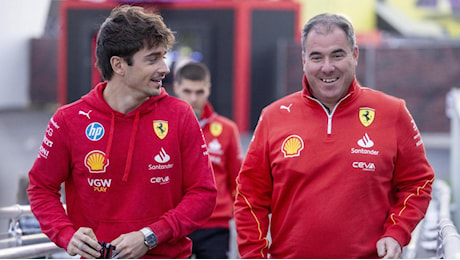 Leclerc: Non mando in temperatura le gomme, ma per la gara.... Sainz: Ok così