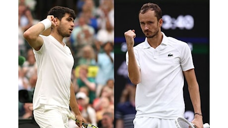 Wimbledon: un anno dopo sarà ancora Alcaraz vs Medvedev