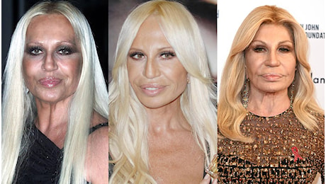 Le incredibili metamorfosi di Donatella Versace, dagli anni ’90 ad oggi