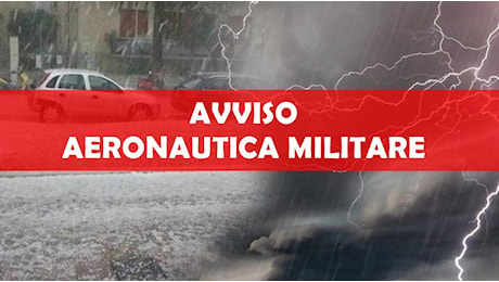 Avviso dell’Aeronautica Militare: Italia tra violenti temporali e grande caldo da domani