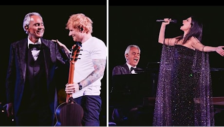 Andrea Bocelli & Friends: tanti ospiti superstar, da Ed Sheeran a Will Smith e Laura Pausini