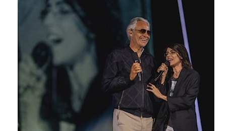 Giorgia ringrazia Andrea Bocelli dopo aver cantato Vivo per lei: “Trent’anni in una canzone”