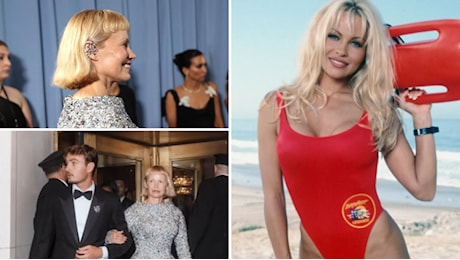 Pamela Anderson manda in pensione Baywatch: caschetto e look naturale al Met Gala