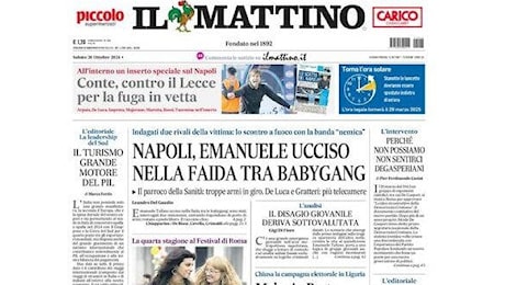 RASSEGNA - La Gazzetta dello Sport: Il Napoli di Conte fa i conti: la fuga, poi tre sfide verità, Il Mattino: Contro il Lecce per la fuga in vetta