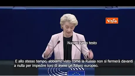 Von der Layen: Vogliamo l'Ucraina come parte della nostra Unione Europea