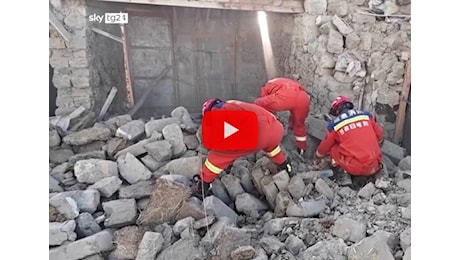 Terremoto in Tibet, edifici crollati e almeno 126 morti, il video