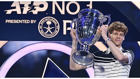 Jannik Sinner premiato alle Atp come numero 1, «Festeggiare qui è speciale»