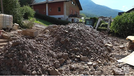 Cronaca meteo. Maltempo in Trentino, colata di fango e detriti a Vigolo Vattaro. VIDEO