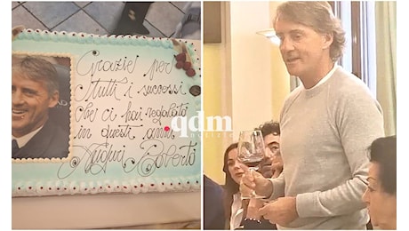 Jesi / Roberto Mancini ha festeggiato i 60 con parenti e amici