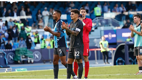 Napoli-Atalanta 0-3, il gran cuore dei tifosi: ​adesso bisogna rialzarsi