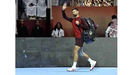 Djokovic ancora infortunato, si ritira dalle Atp Finals: ecco i qualificati