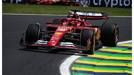 F1 - F1, Sprint Race Brasile: Ferrari frenata dalle temperature delle gomme