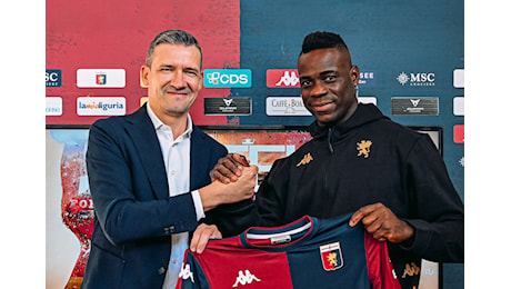 UFFICIALE – Genoa, Balotelli è un nuovo giocatore rossoblù