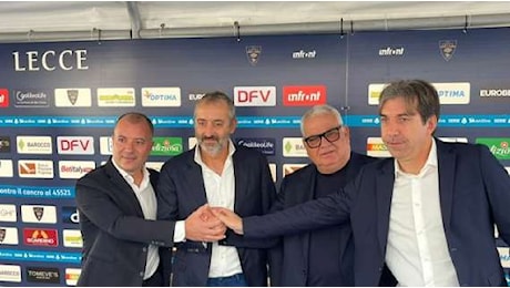 Lecce, Giampaolo si presenta: Ho grande entusiasmo. Avevo proposte dall'estero, ma...