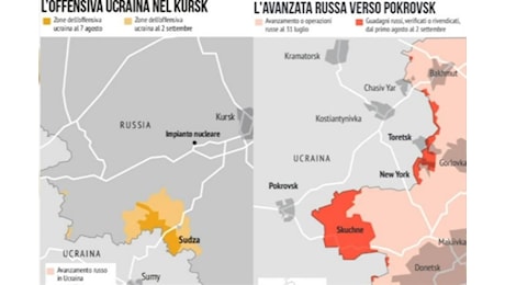 GUERRA IN UKRAINA- DONBASS IN MANO AI RUSSI - CONTRATTACCO A KURKS SFONDA LA LINEA DEI COREANI E DEI PARACADUTISTI RUSSI