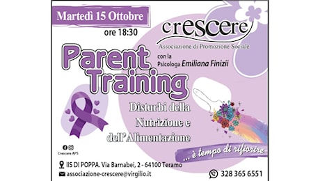 DISTURBI ALIMENTARI, STASERA L’INCONTRO DELL’ASSOCIAZIONE “CRESCERE”