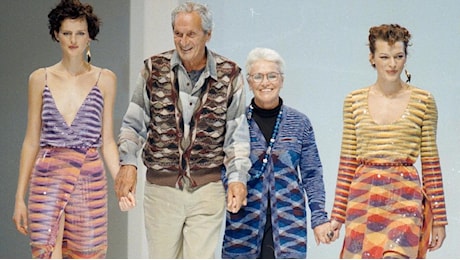 Rosita Missoni e quell’amore folgorante con il marito Ottavio, da cui è nata la maison del colore