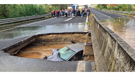 Il maltempo si abbatte sulla Calabria, comune di Maida isolato e chiusa la SS280