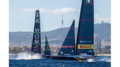 America’s Cup: Live day 5, Luna Rossa-Britannia 3-3, oggi ancora vento forte a Barcellona