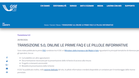 Bonus Transizione 5.0, cumulo con altre agevolazioni non sempre possibile