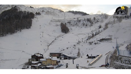 Prima nevicata in Valle d'Aosta