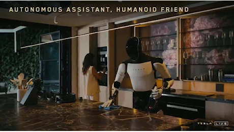 Elon Musk presenta il robot di ultima generazione, «Humanoid friend»