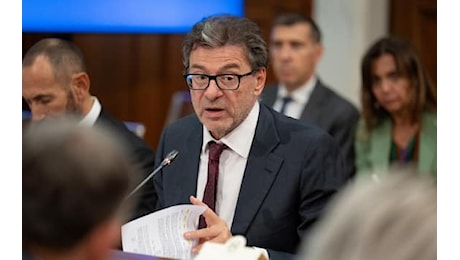 Piano strutturale bilancio, Giorgetti: Non dimentica nessuno. Focus pensioni e sanità