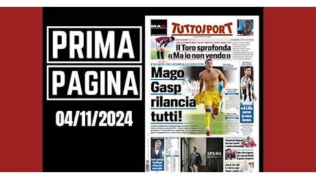 Prima pagina Tuttosport: “Atalanta, mago Gasp rilancia tutti!”