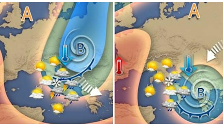 Meteo, si rafforza il vortice polare: crollo delle temperature e neve in collina. Ecco dove e quando