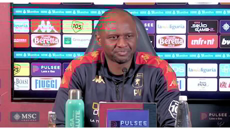 Genoa, Vieira prova lo sgambetto al Napoli: L'Inter merita di vincere...