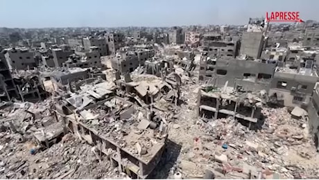 VIDEO Gaza, il campo profughi di Jabaliya devastato dalla guerra