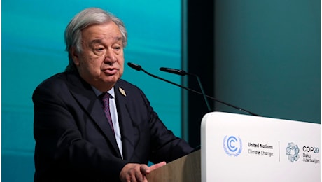 Cop 29 a Baku, la conferenza Onu sul clima: 1,3 trilioni l’anno entro il 2035 ai Paesi in via di sviluppo