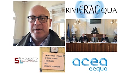 Rivieracqua: grazie ai denari di Acea, partono i primi bonifici per saldare i creditori. Fra loro il Consorzio di Cipressa e Acquedotto San Lazzaro