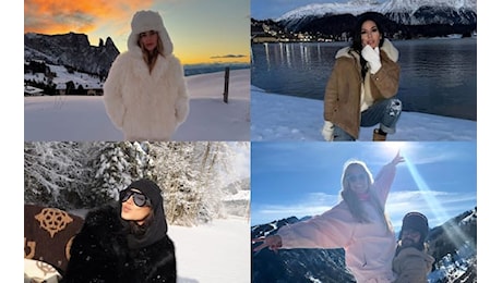 Vip sulla neve, da Chiara Ferragni a Elisabetta Gregoraci