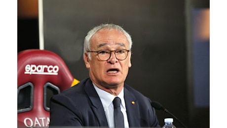 Roma, domani la conferenza stampa di Ranieri in vista del Napoli