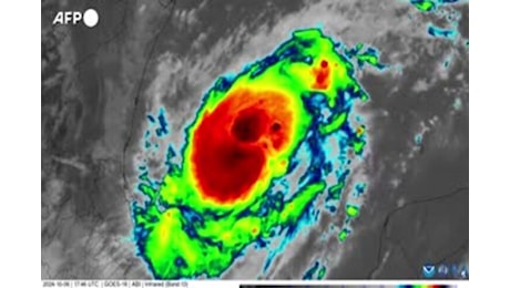 L'uragano Milton e' categoria 5, dichiarata emergenza in Florida