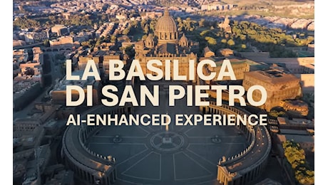 La Basilica di San Pietro diventa virtuale grazie a 400mila foto e all'intelligenza artificiale