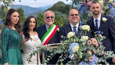 De Laurentiis celebra un matrimonio, Brozovic è il testimone: nozze-show in Brianza