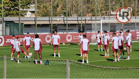 Trigoria, rifinitura in vista dell'Union Saint Gilloise: out Ndicka. Presente anche Ghisolfi (FOTO e VIDEO)