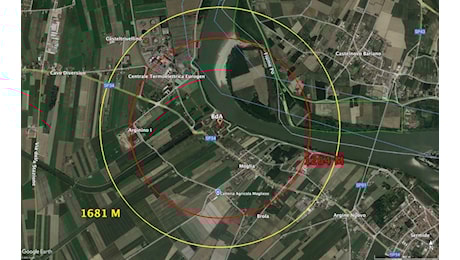 Bomba Moglia di Sermide, ampliata l'area di evacuazione. Dalle 16 di martedì le operazioni di brillamento