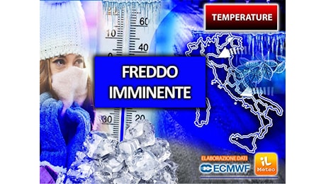 Meteo: Freddo in arrivo, Temperature gelide tra pochi giorni, cosa ci dobbiamo aspettare