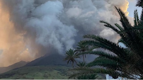 Vulcano Stromboli, «allerta rossa» della Protezione Civile