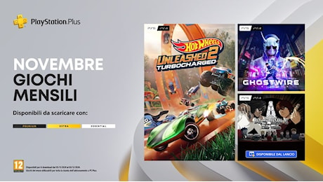 PlayStation Plus, svelati i giochi Essential di novembre. E c’è un day one