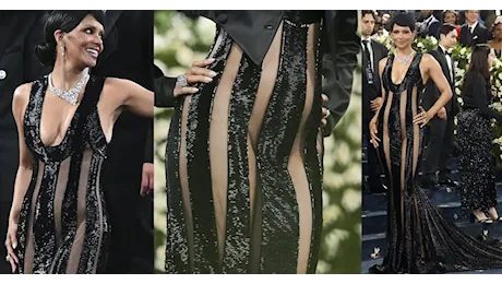 Halle Berry al Met Gala 2025: niente mutande sotto l’abito trasparente