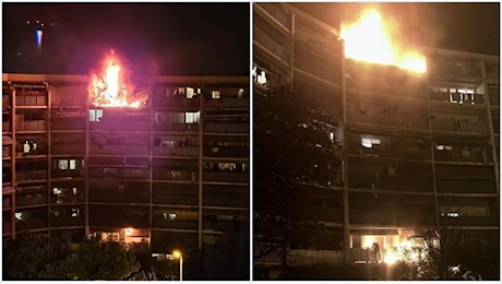 Incendio in un condominio a Nizza: le fiamme divampano al settimo piano