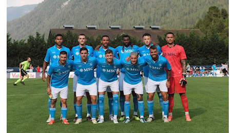 Napoli, 4-0 all'Anaune Val di Non: il primo gol di Spinazzola, l'assenza di Osimhen e il centravanti in mostra