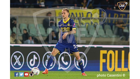 Hellas Verona, lesione di primo grado al bicipite femorale destro per Duda